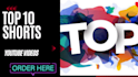 provide top 10 ,top 5, cash cow videos and shorts for youtube