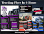 design logistics, trucking, freight broker, dispatch flyers