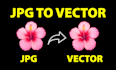 do vector tracing, vectorize image, convert logo to vector, any font quickly