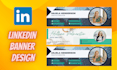 design a professional linkedin banner