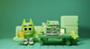 create cute 3d characters, mascots and avatars