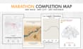 design custom marathon map poster