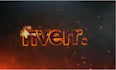 create a 3d epic fire reveal logo animation