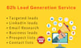do b2b lead generation and data entry