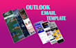 develop and design responsive HTML email template for outlook
