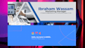 create a professional background cover for linkedin profile