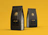 create a coffee bag, packaging and label sticker design
