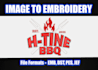 do embroidery digitizing in dst pes emb file in few hours