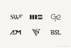 create a professional minimalist initials and monogram logo