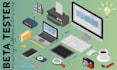 beta test your website, app, or game with professional feedback