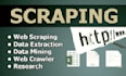 do python web scraping, data extraction, and data scraping