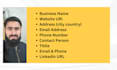 do contact finding , owner data collection , company search , web research