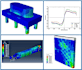 do fem abaqus simulation and 3d modeling