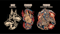 create a cool design in traditional tattoo or dark vintage