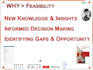 create feasibility study, business plan and market research
