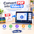 convert your PDF documents into stunning videos
