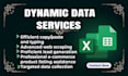 provide precise data entry, copy paste, web research, web scraping, typing