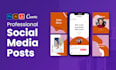 medical, real estate, restaurant social media facebook and instagram post design