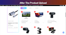 edit and upload product images to your website