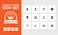 design custom vector icon set