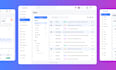 design UI UX for dashboard, CRM, admin panel uiux in figma