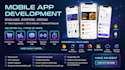 create android and  ios app using react native and flutter