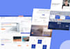design a modern clean UI UX landing page in figma adobe xd