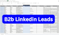 do b2b lead generation and web research for b2b business