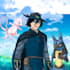 draw you as a pokemon trainer and your team with background