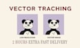 do vector tracing, recreate cleanup logo, vectorize image
