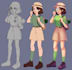 create 2d game art props, items, icons