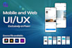 do unique mobile apps design and graphical design