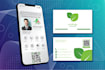 design clickable digital business card vcard with qr code