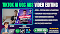 create ai ugc tiktok video ads and high converting tiktok video ads