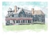 draw detailed architectural sketches with hatching style