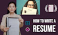 make cv template, modren resume and cv design on canva