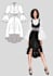 professional fashion technical flat sketches