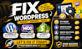 fix wordpress error woocommerce fix php issue shopify bug fix