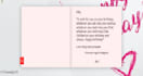 design a custom birthday card and a mini birthday website