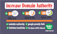 increase domain authority ,da and ahrefs DR ,domain rating