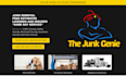 design junk removal website dumpster website hauling website