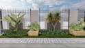 create backyard, front yard, garden, patio and pool landscape design in 3d