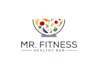 do create a superb healthy bar a gym logo