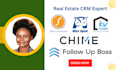 setup real estate CRM lofty idx website ghl boldtrail lofty follow up boss CRM