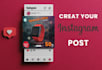design attractive product posts facebook post