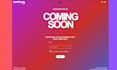 design coming soon page, maintenance page or landing page