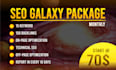 provide complete monthly SEO service with onpage and off page for 1st ranking