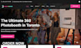 360 photo booth, photo booth website with online booking features