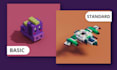 make a voxel art