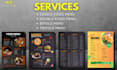 design your food menu, restaurant menu, or digital menu